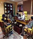 مدير مرور المنطقة يزور هيئة الهلال الأحمر 
