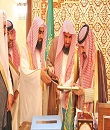 وكيل جامعة الامام يزور أمير المنطقة والمعهد العلمي بعرعر