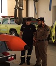  جولة تفقدية لمراكز الدفاع المدني بالمنطقة يقوم بها مساعد مدير المنطقة لشئون العمليات‎ 
