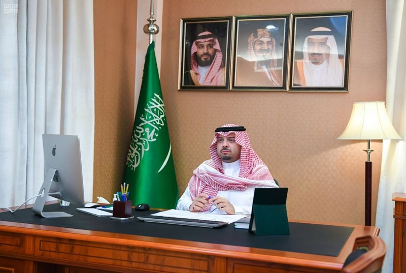 سمو الأمير فيصل بن خالد يرأس اجتماع خدمات شركات الاتصالات بالحدود الشمالية عبر الاتصال المرئي