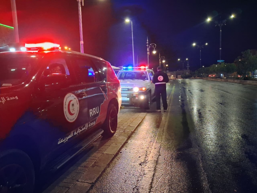 الهلال الأحمر بالحدود الشمالية يرفع الجاهزية للتقلبات الجوية