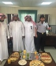 أمير الفوج السابع والثلاثون بعرعر يقلد الرائد علي مضحي الحازمي رتبته الجديدة