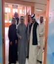 مستشار المدير العام  للتعليم ومدير إدارة النشاط الطلابي يفتتح المعرض الفني للموهوبين بعرعر