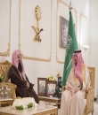 أمير الحدود الشمالية يستقبل رئيس لجنة إصلاح ذات البين بالمنطقة 